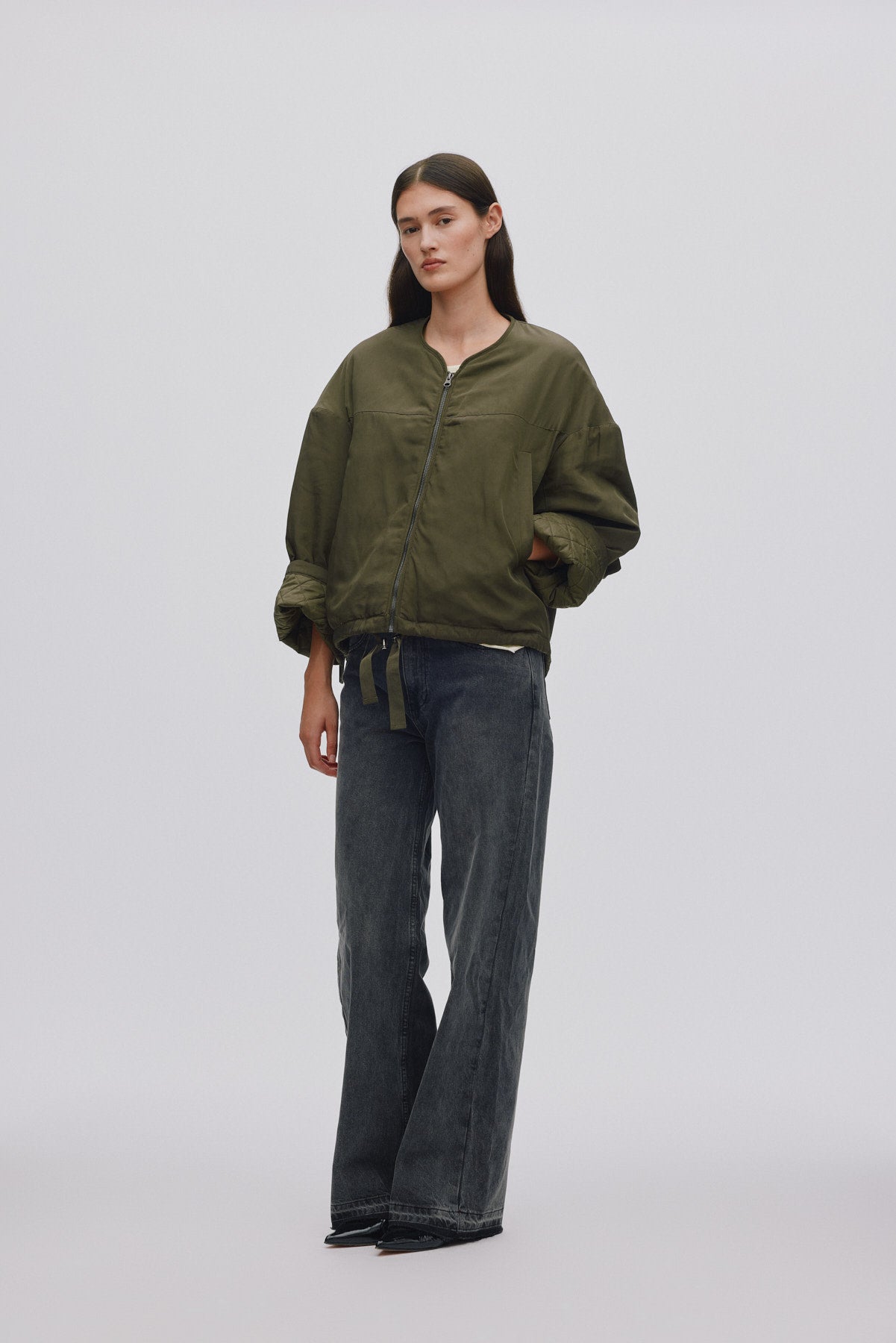 Glod - Arched jacket I Army green 6 - Rabens Saloner