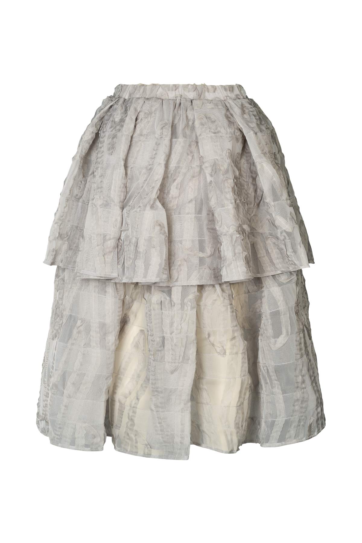 Sibora - Splash netting skirt I Silver grey 6 - Rabens Saloner