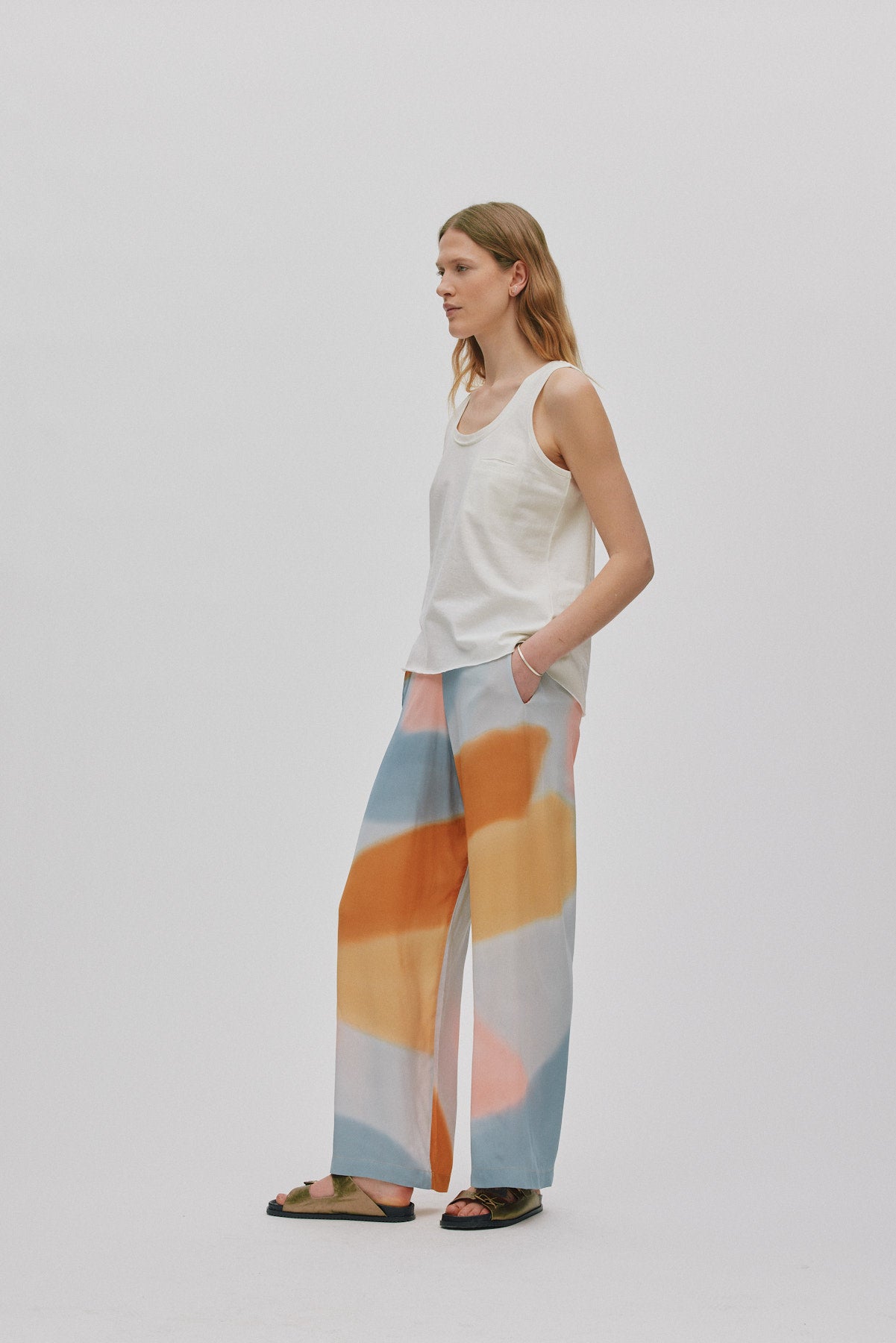Alisa - Water colour pants I Sunset combo 5 - Rabens Saloner