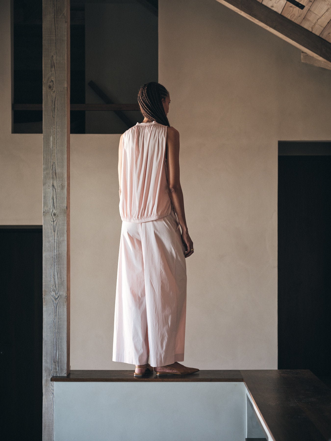 Enel - Papery parallel pants I Powder 8 - Rabens Saloner