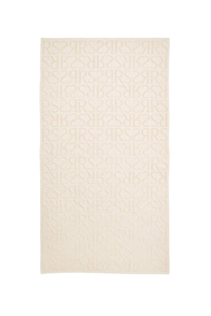 Monogram beach towel - Beach towel 100x180 cm I Ivory Ivory 100x180cm 3 - Rabens Saloner