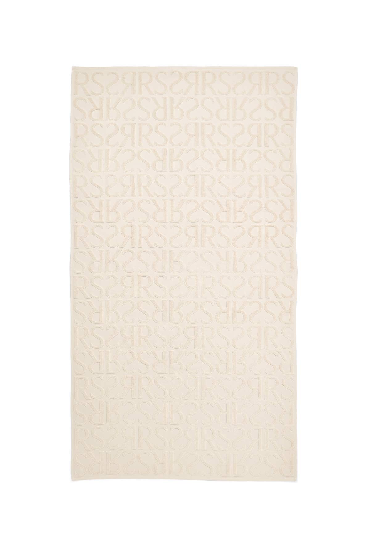 Monogram beach towel - Beach towel 100x180 cm I Ivory Ivory 100x180cm 3 - Rabens Saloner