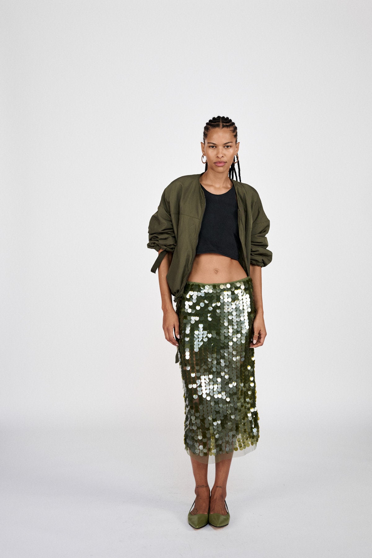 Glod - Arched jacket I Army green 11 - Rabens Saloner